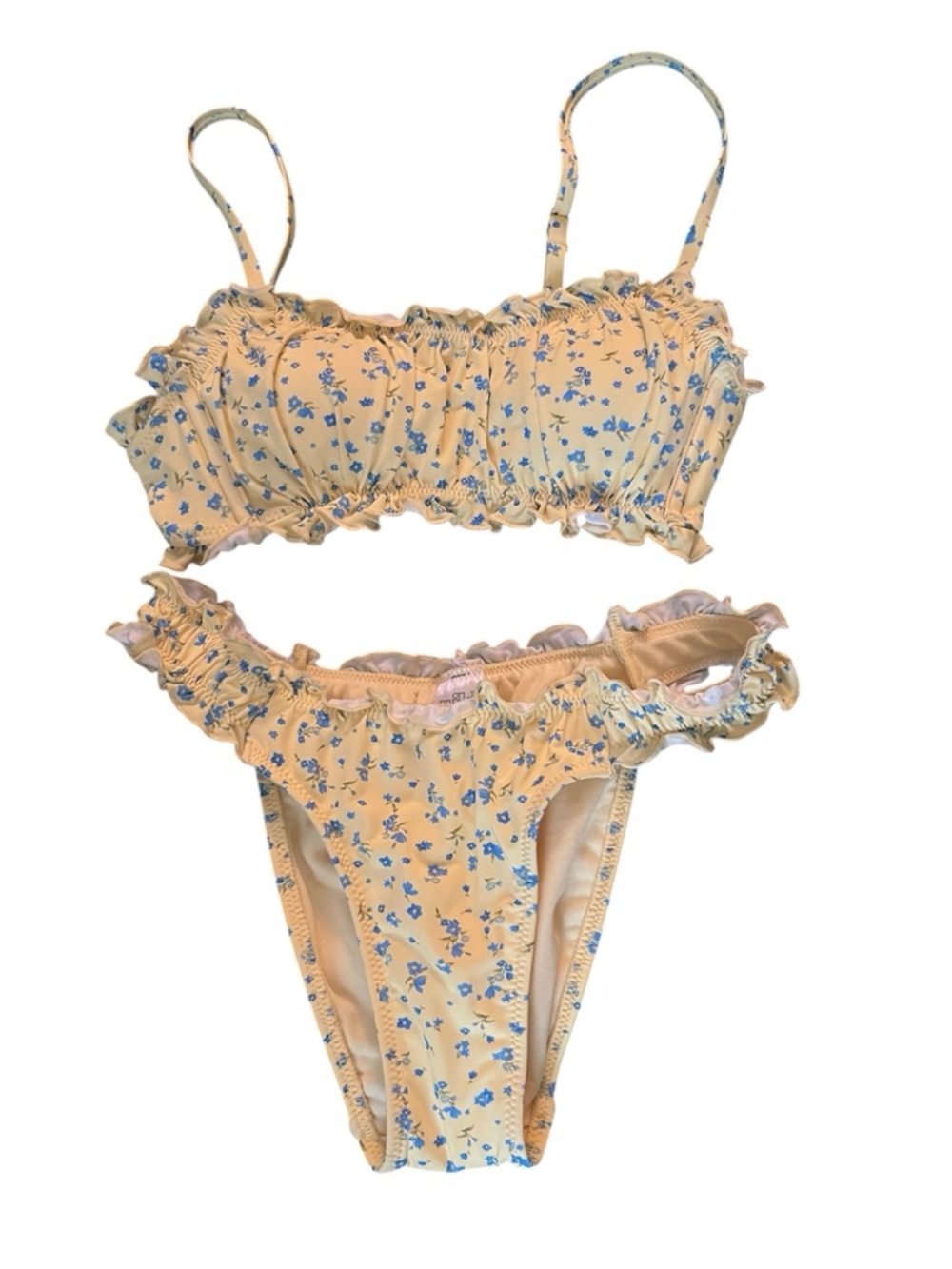 Floral Ruffle Bikini Set - Picture 3 of 4